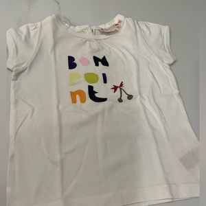 Bonpoint little girls short sleeve t shirt size 2 years